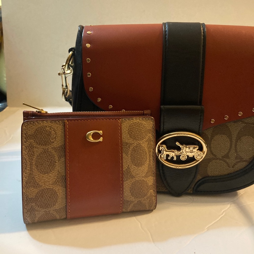 Coach Crossbody Bag with Matching Wallet